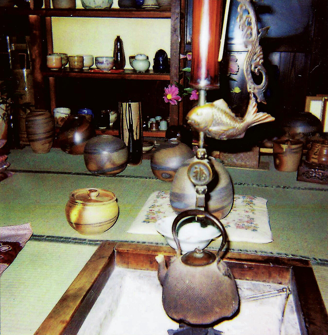 茶道具　水差し　安田焼　渡部窯　作家物 茶道具水差し安田焼渡部窯作家物